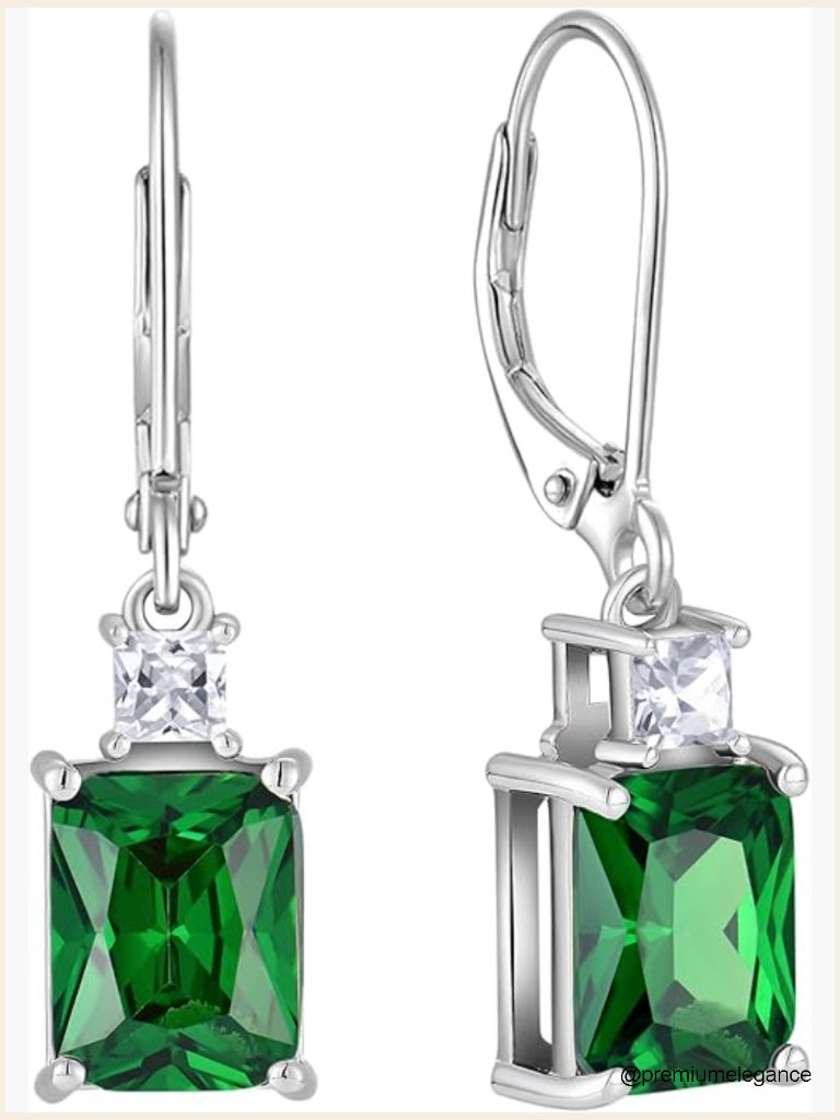 Dangle Earrings Sterling Silver Leverback Drop Earrings For Women Jewelry